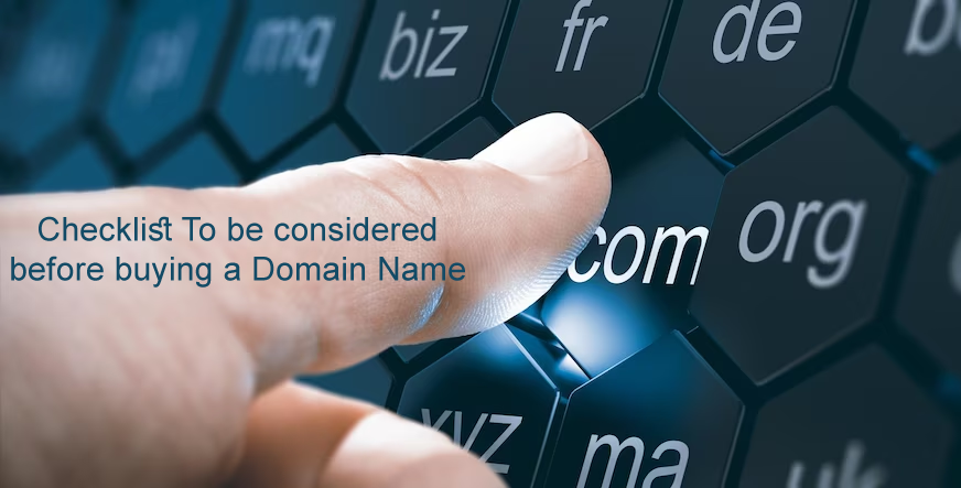 before Buying a Domain Name